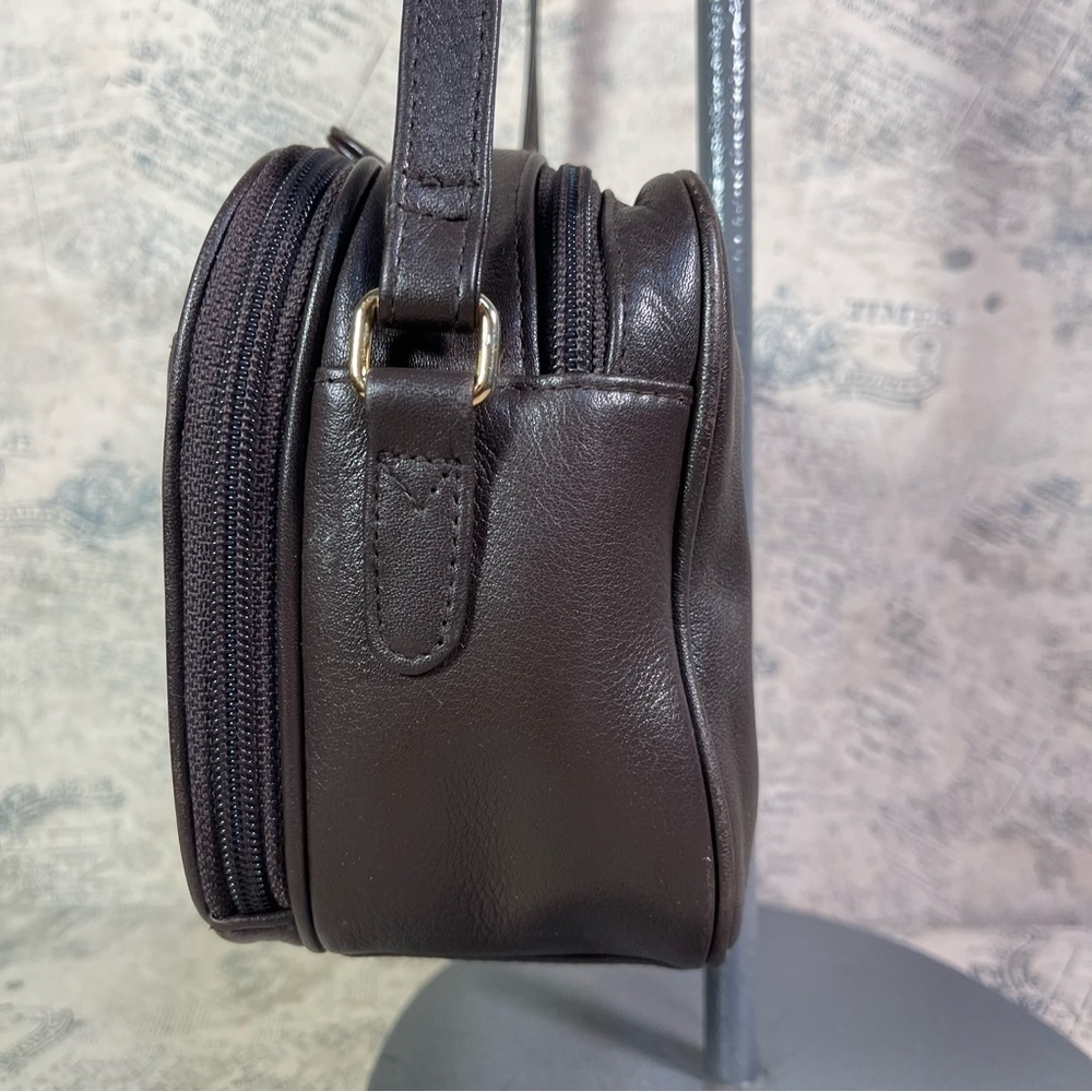 Etienne Aigner vintage camera bag brown leather - Picture 5 of 15